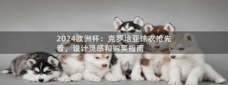 2024欧洲杯全部赛程|2024欧洲杯：克罗地亚球衣抢先
看，设计灵感和购买指南